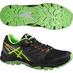 Спортни обувки ASICS Fuji Attack 4 Черно със зелени акценти