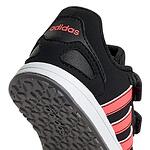 Бебешки спортни обувки ADIDAS Switch Черно с розови ленти