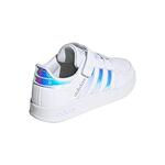 Детски спортни обувки ADIDAS BREAKNET Бяло с хамелеонови ленти