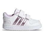 Бебешки спортни обувки ADIDAS HOOPS Бяло