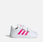 Бебешки маратонки Adidas VL Court White/Pink EG3890