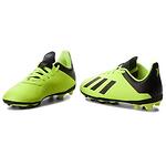 Спортни обувки за футбол калеври ADIDAS X18.4 Зелено