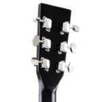 Комплект акустична китара с метални струни Hobax FAG-110 BK с калъф и перца. ПОДАРЪК уроци на стойност 100 лв.