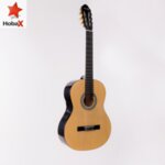 Комплект класическа китара с найлонови струни Hobax FCG-110 N, 4/4 стандартен размер, с калъф и перца. ПОДАРЪК онлайн уроци на стойност 100 лв