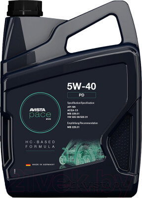 AVISTA PACE EVO PD 5W40 5L AVISTA PACE EVO PD 5W40 5L