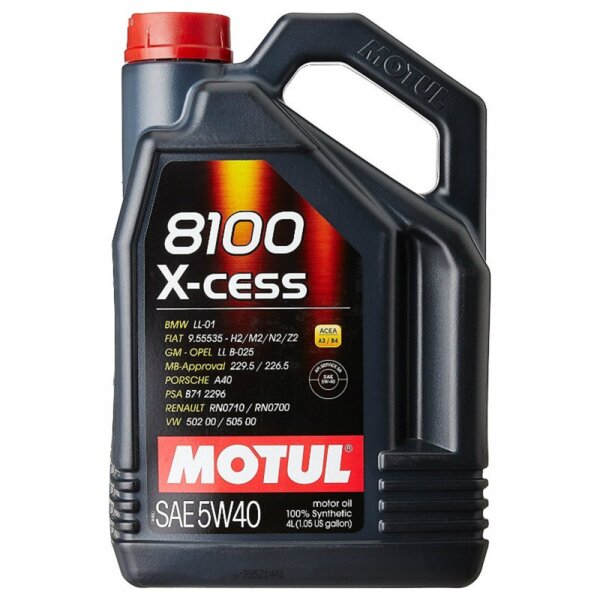 MOTUL 8100 X-CESS 5W40 4L MOTUL 8100 X-CESS 5W40 4L