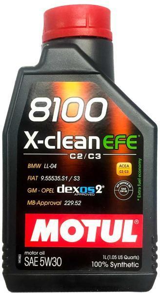 MOTUL 8100 X-CLEAN EFE 5W30 1L MOTUL 8100 X-CLEAN EFE 5W30 1L