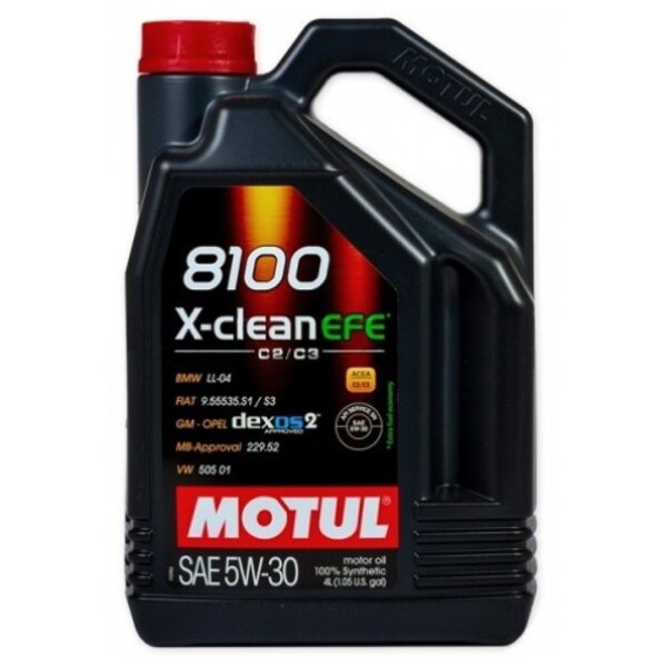 MOTUL 8100 X-CLEAN EFE 5W30 4L MOTUL 8100 X-CLEAN EFE 5W30 4L