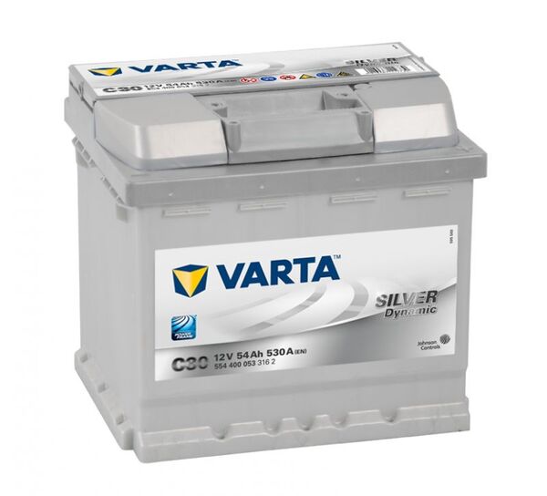 VARTA SILVER DYNAMIC C30 54Ah 530A VARTA SILVER DYNAMIC C30 54Ah 530A