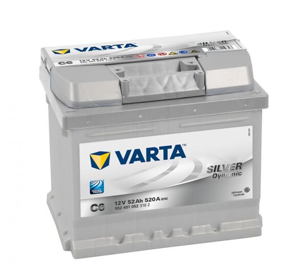 VARTA SILVER DYNAMIC C6 52Ah 520A VARTA SILVER DYNAMIC C6 52Ah 520A