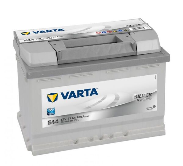 VARTA SILVER DYNAMIC E44 77Ah 780A VARTA SILVER DYNAMIC E44 77Ah 780A