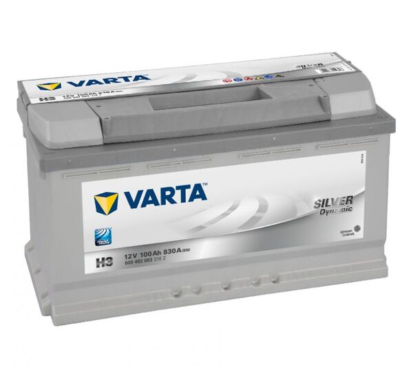 VARTA SILVER DYNAMIC H3 100Ah 830A VARTA SILVER DYNAMIC H3 100Ah 830A