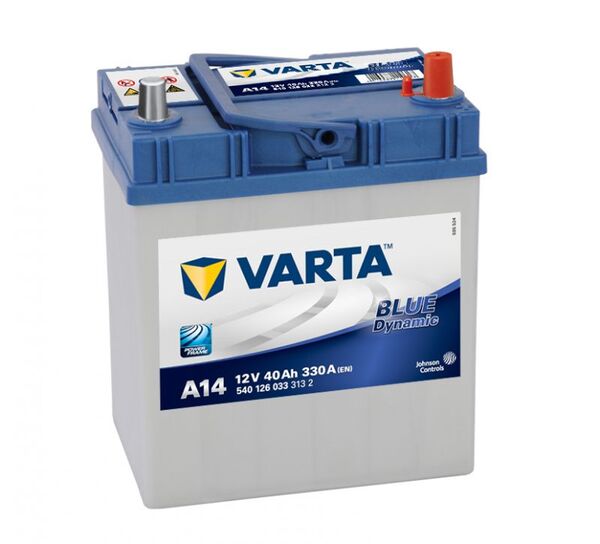 VARTA BLUE DYNAMIC ASIA A14 40Ah 330A VARTA BLUE DYNAMIC ASIA A14 40Ah 330A