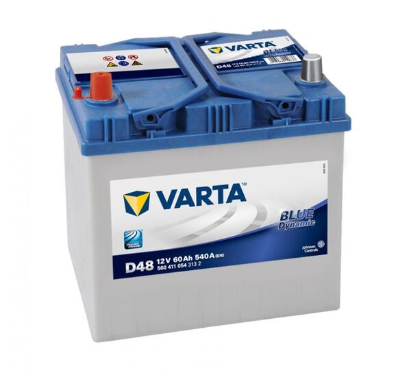 VARTA BLUE DYNAMIC ASIA D48 60Ah 540A VARTA BLUE DYNAMIC ASIA D48 60Ah 540A