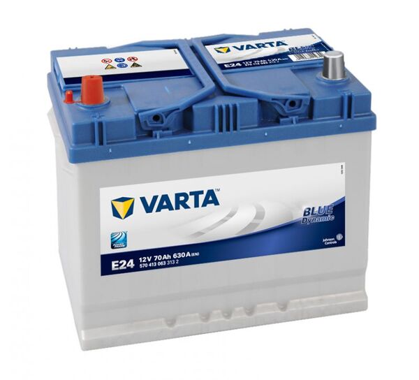 VARTA BLUE DYNAMIC ASIA E24 70Ah 630A VARTA BLUE DYNAMIC ASIA E24 70Ah 630A