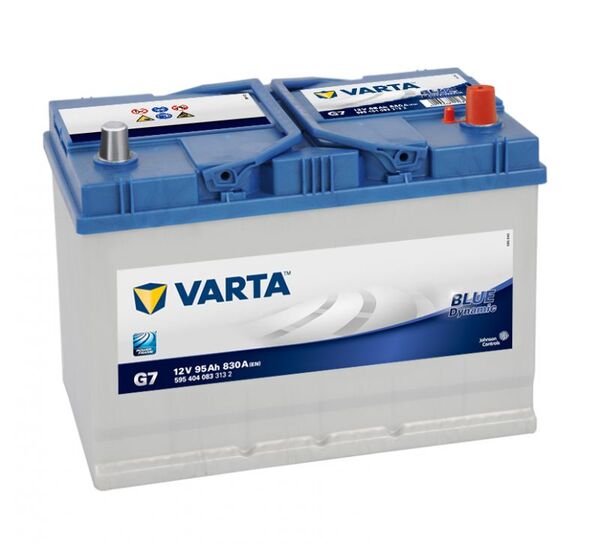 VARTA BLUE DYNAMIC ASIA G7 95Ah 830A VARTA BLUE DYNAMIC ASIA G7 95Ah 830A