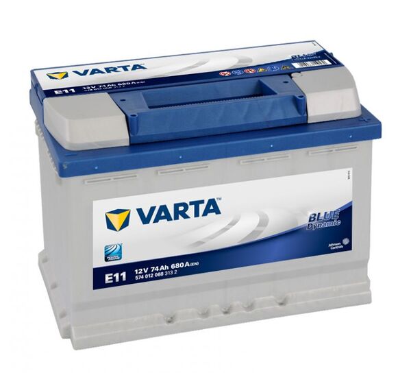VARTA BLUE DYNAMIC E11 74Ah 680A VARTA BLUE DYNAMIC E11 74Ah 680A