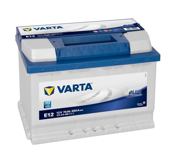 VARTA BLUE DYNAMIC E12 74Ah 680A VARTA BLUE DYNAMIC E12 74Ah 680A