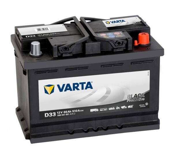 VARTA PROMOTIVE BLACK D33 66Ah 510A VARTA PROMOTIVE BLACK D33 66Ah 510A