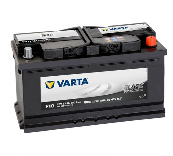 VARTA PROMOTIVE BLACK F10 88Ah 680A VARTA PROMOTIVE BLACK F10 88Ah 680A