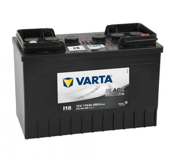 VARTA PROMOTIVE BLACK I18 110Ah 680A VARTA PROMOTIVE BLACK I18 110Ah 680A
