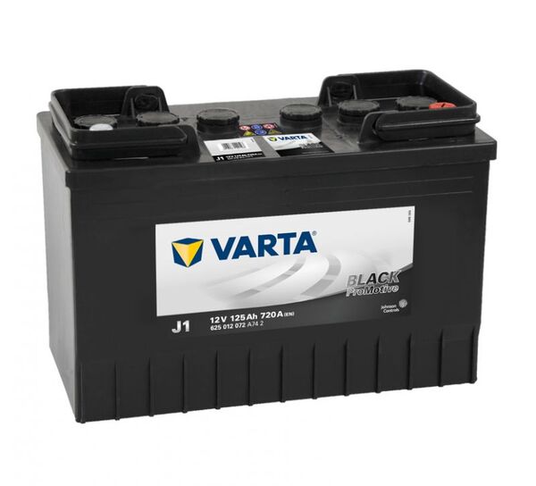 VARTA PROMOTIVE BLACK J1 125Ah 720A VARTA PROMOTIVE BLACK J1 125Ah 720A