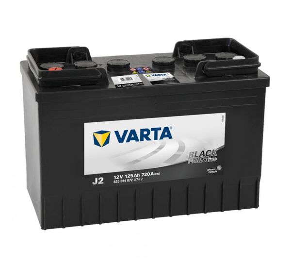 VARTA PROMOTIVE BLACK J2 125Ah 720A VARTA PROMOTIVE BLACK J2 125Ah 720A