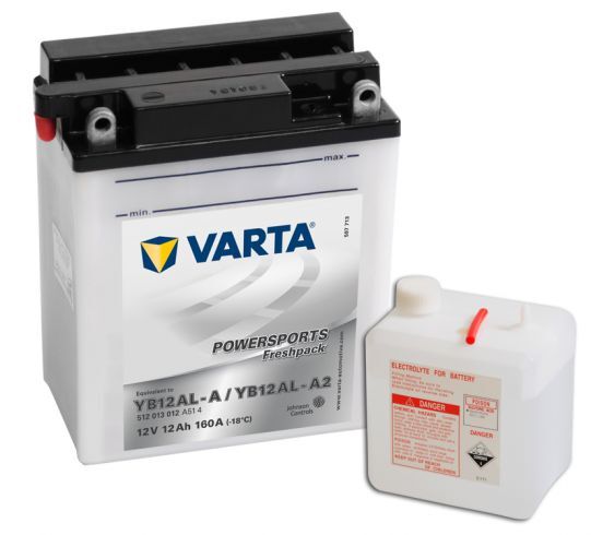 VARTA POWERSPORTS Freshpack 12V 12Ah 160A VARTA POWERSPORTS Freshpack 12V 12Ah 160A