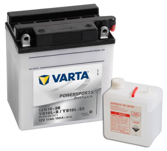 VARTA POWERSPORTS Freshpack 12V 11Ah 150A VARTA POWERSPORTS Freshpack 12V 11Ah 150A