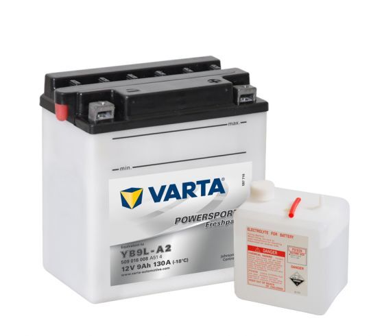 VARTA POWERSPORTS Freshpack 12V 9Ah 85A VARTA POWERSPORTS Freshpack 12V 9Ah 85A