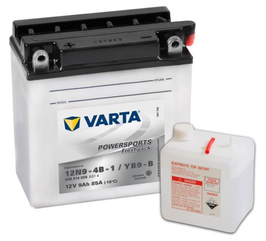 VARTA POWERSPORTS Freshpack 12V 9Ah 85A VARTA POWERSPORTS Freshpack 12V 9Ah 85A