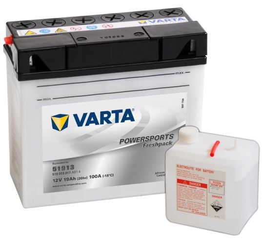 VARTA POWERSPORTS Freshpack 12V 19Ah 100A VARTA POWERSPORTS Freshpack 12V 19Ah 100A