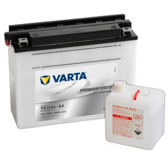 VARTA POWERSPORTS Freshpack 12V 16Ah 180A VARTA POWERSPORTS Freshpack 12V 16Ah 180A