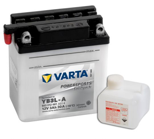VARTA POWERSPORTS Freshpack 12V 3Ah 30A VARTA POWERSPORTS Freshpack 12V 3Ah 30A