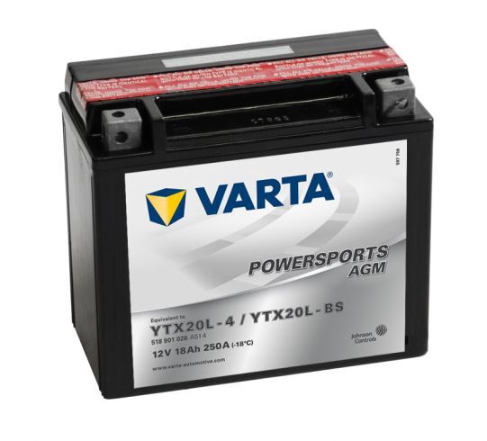 VARTA POWERSPORTS AGM 12V 18Ah 250A VARTA POWERSPORTS AGM 12V 18Ah 250A