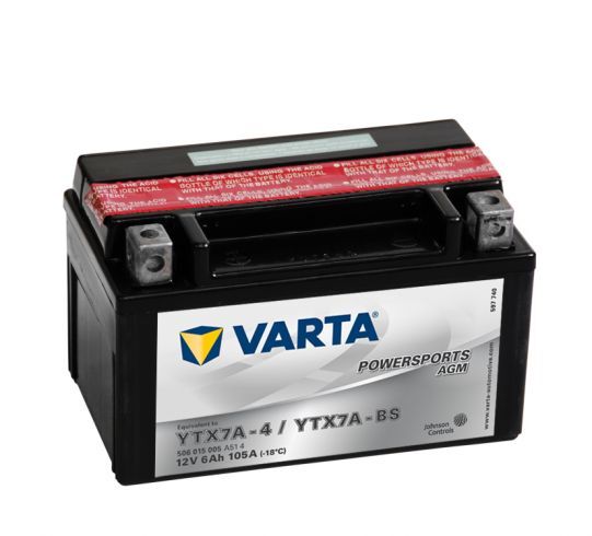 VARTA POWERSPORTS AGM 12V 6Ah 105A VARTA POWERSPORTS AGM 12V 6Ah 105A