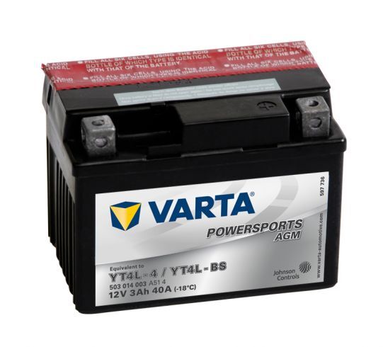VARTA POWERSPORTS AGM 12V 3Ah 40A VARTA POWERSPORTS AGM 12V 3Ah 40A