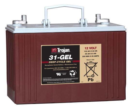TROJAN DEEP-CYCLE GEL 12V 102Ah TROJAN DEEP-CYCLE GEL 12V 102Ah