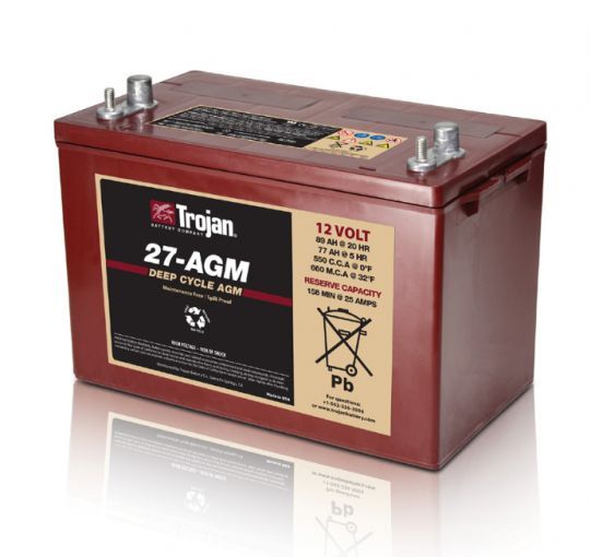 TROJAN DEEP-CYCLE AGM 12V 89Ah TROJAN DEEP-CYCLE AGM 12V 89Ah