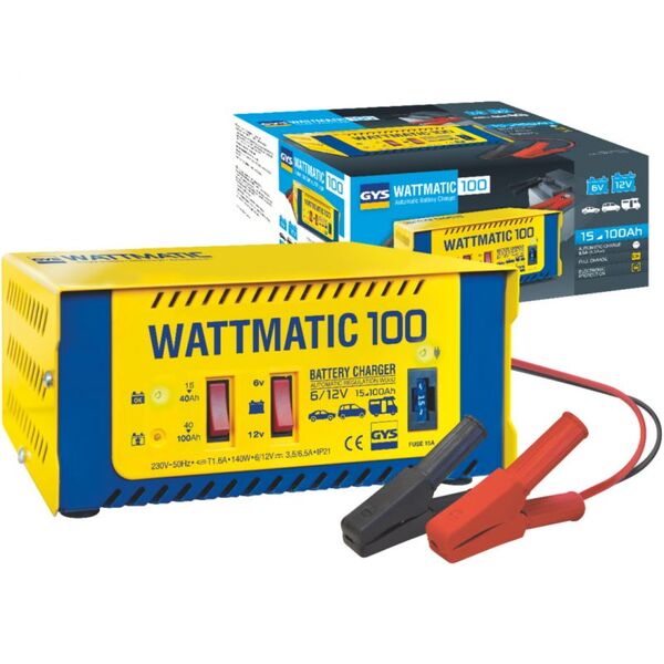 ЗАРЯДНА СТАНЦИЯ GYS WATTMATIC 100 6/12V 6.5A ЗАРЯДНА СТАНЦИЯ GYS WATTMATIC 100 6/12V 6.5A