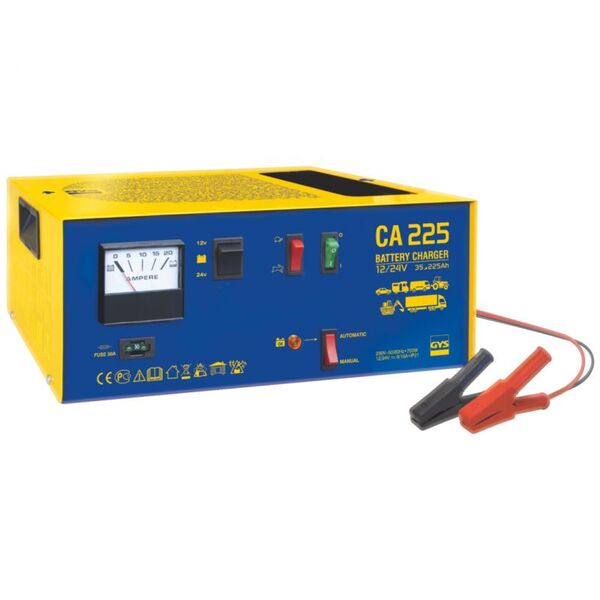ЗАРЯДНА СТАНЦИЯ GYS CA225 12/24V 15A ЗАРЯДНА СТАНЦИЯ GYS CA225 12/24V 15A