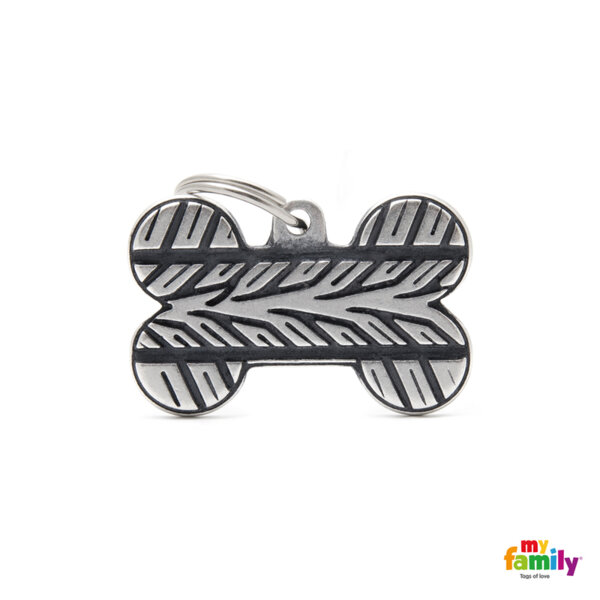 ГОЛЯМ КОКАЛ БРОНЗ С ОТПЕЧАТЪК ОТ АВТОМОБИЛНА ГУМА