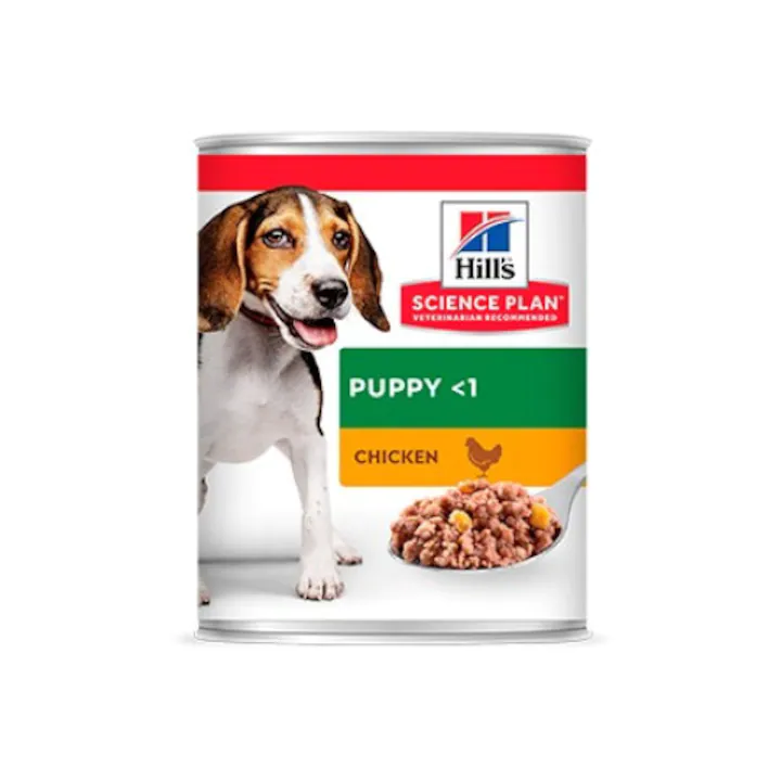 Hill's Science Plan Puppy консерва с пилешко - пълноценна храна за кучета 1-6 г от всички породи 370 гр