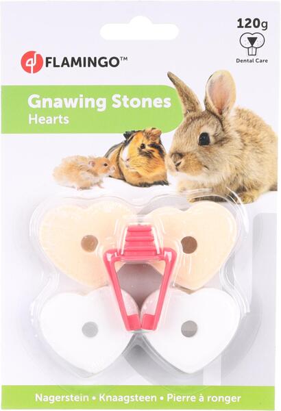 Flamingo калциеви сърчица със стойка 4 бр / 120 гр