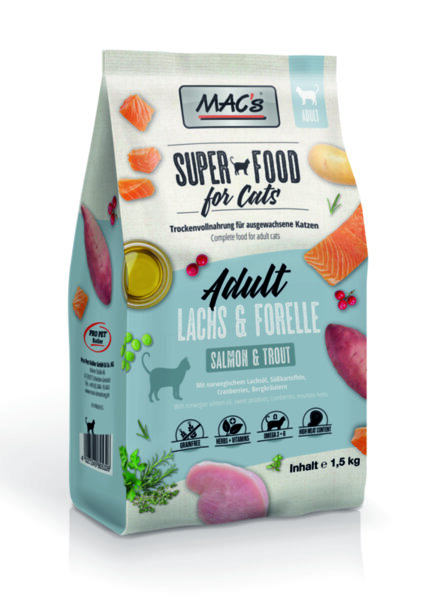 Mac's Adult Сьомга и пъстърва - 7кг.