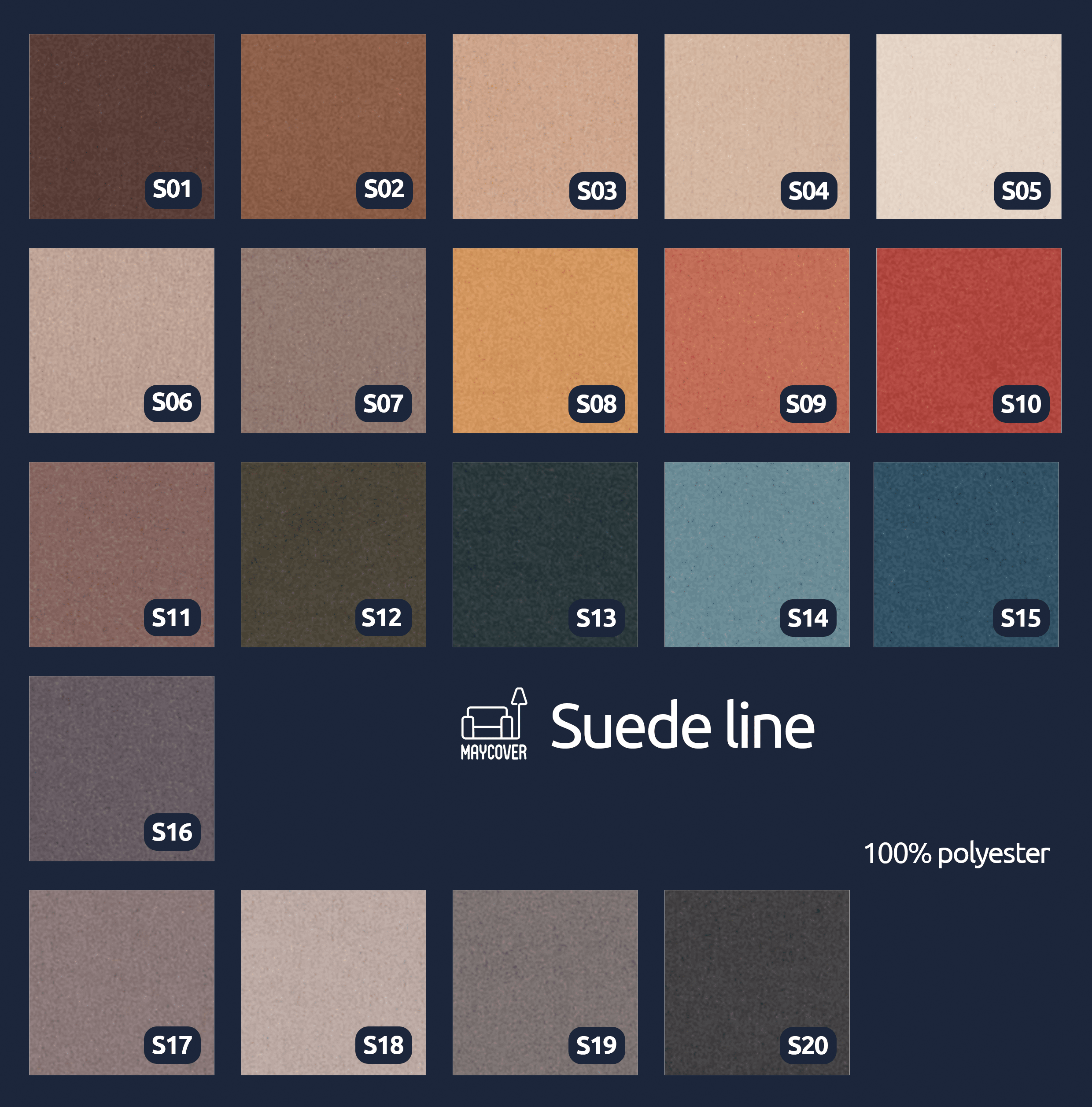 Suede fabric sample