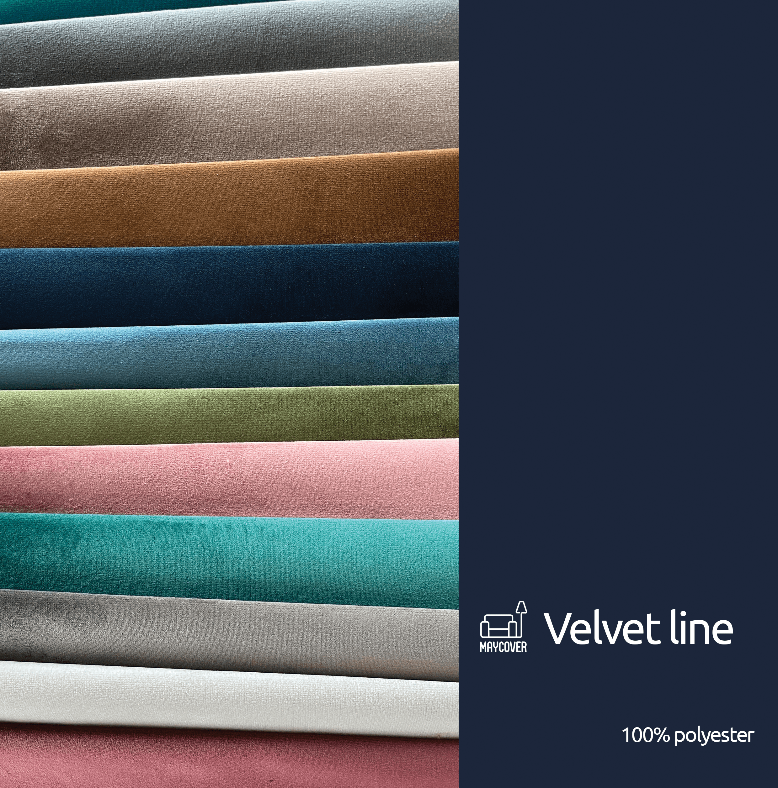 Velvet fabric sample