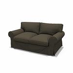 EKTORP 2 seater sofa cover | Suede Line Fabric