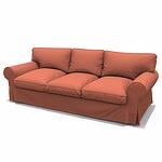 EKTORP 3 seater sofa cover | Suede Line Fabric