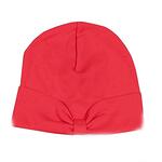 Червена шапка панделка за момиче